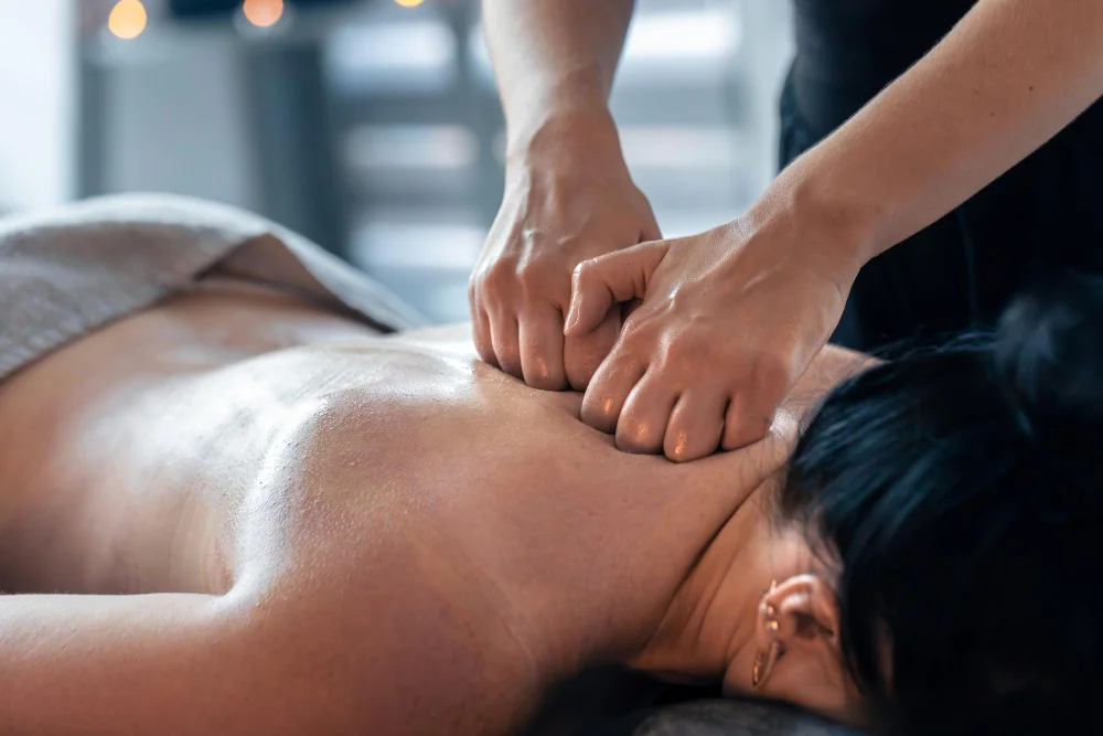 Woman in a massage near me